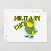 Carte Postale Chic militaire (Devant / Derrière)