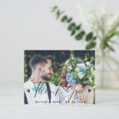 Carte Postale Chic Minimaliste | Merci (Debout devant)