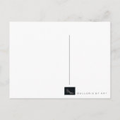 Carte Postale Chic Shoe Postcard / Invitation / RSVP (Dos)