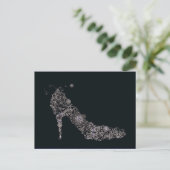 Carte Postale Chic Shoe Postcard / Invitation / RSVP (Debout devant)
