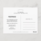 Carte Postale Chic Strokes EDITABLE COULEUR Modifier La date (Dos)