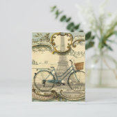 Carte Postale chic traveller vintage (Debout devant)