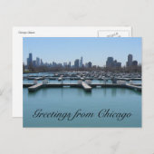 Carte Postale chicago (Devant / Derrière)