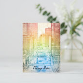 Carte Postale Chicago (Debout devant)