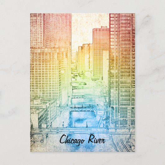 Carte Postale Chicago (Devant)
