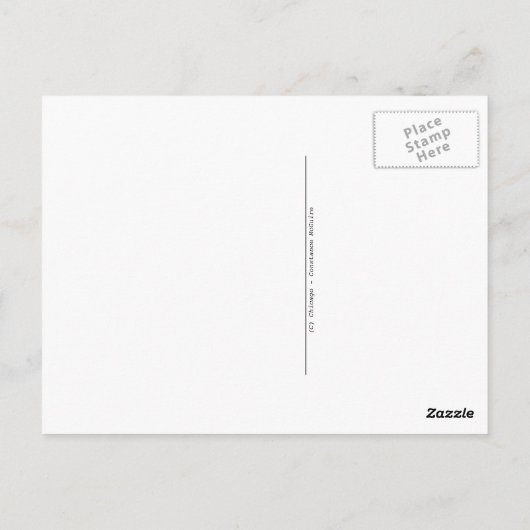 Carte postale Chicago (Dos)