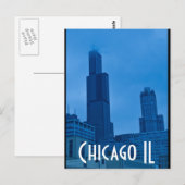 Carte Postale chicago (Devant / Derrière)