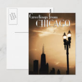 Carte Postale Chicago (Devant / Derrière)