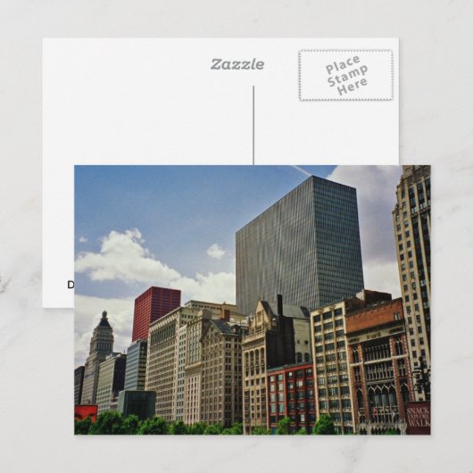 Carte postale Chicago (Devant / Derrière)