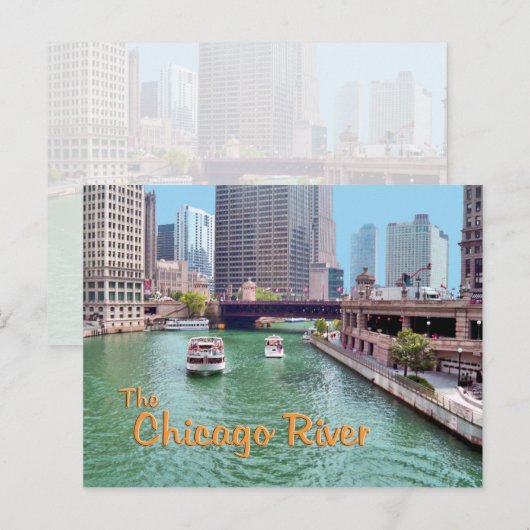 Carte Postale Chicago (Devant / Derrière)