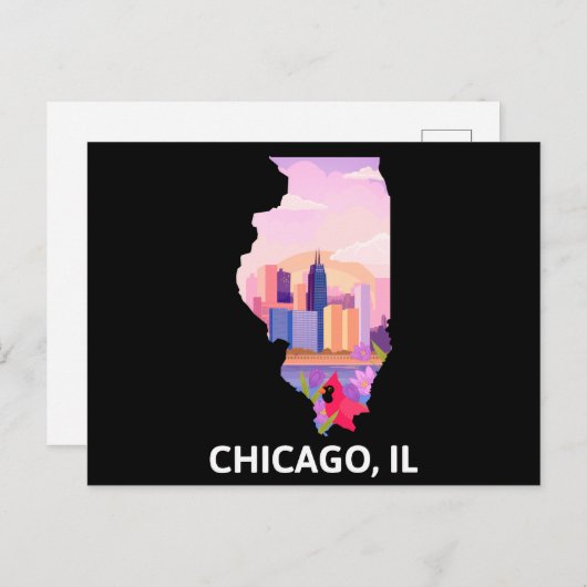 Carte postale Chicago (Devant / Derrière)