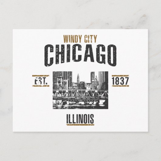 Carte Postale Chicago (Devant)