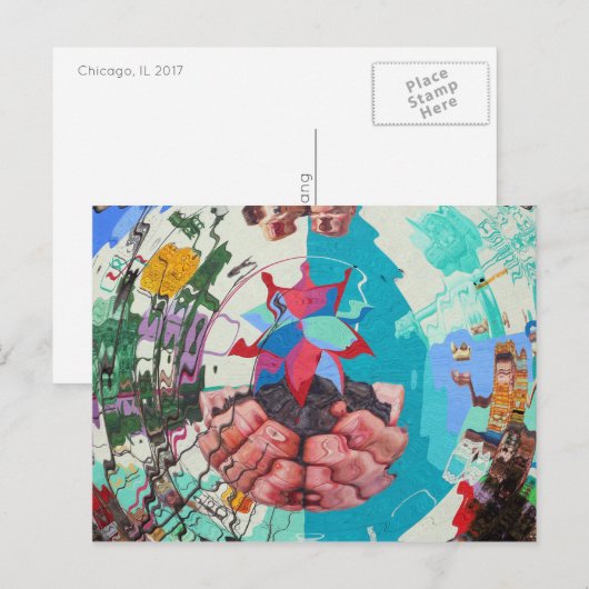 Carte Postale Chicago 2017 (Devant / Derrière)