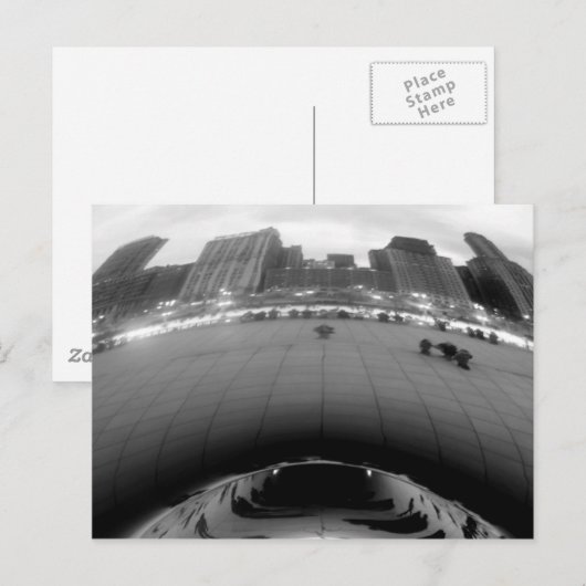 Carte Postale Chicago Bean (Devant / Derrière)