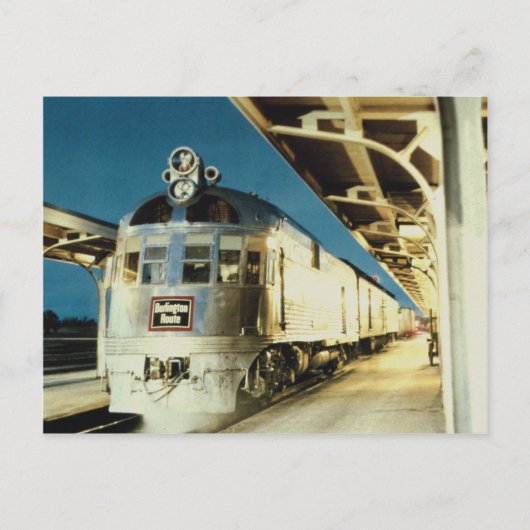 Carte Postale Chicago Burlington & Quincy, EMD (Devant)