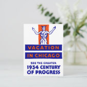Carte Postale Chicago Century of Progress 1934 (Debout devant)
