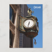 Carte postale Chicago Clock (Devant)