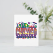 Carte Postale Chicago-Confetti (Debout devant)