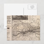 Carte Postale Chicago et Grand Trunk Railway (Devant / Derrière)