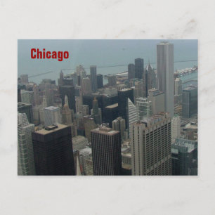 Carte Postale Chicago et le lac Michigan