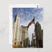 Carte Postale Chicago, États-Unis (Devant / Derrière)