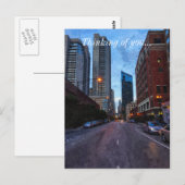 Carte Postale Chicago Evening Drive (Devant / Derrière)