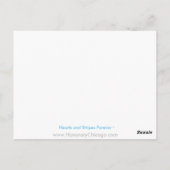 Carte postale Chicago Heart Flag (Dos)