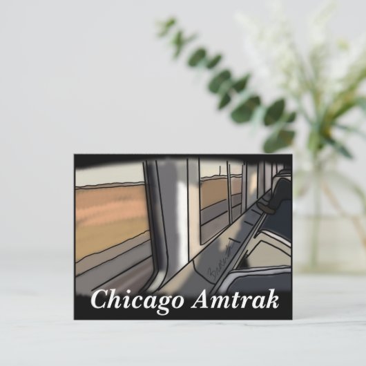 Carte Postale Chicago, IL amtrak (Debout devant)