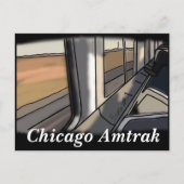 Carte Postale Chicago, IL amtrak (Devant)