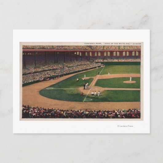 Carte Postale Chicago, IL - Comiskey Park, Home Plate, Basebal (Devant)