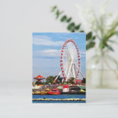 Carte Postale Chicago IL - Ferris Wheel at Navy Pier (Debout devant)