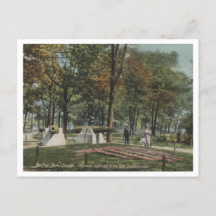 Carte Postale Chicago IL, Garfield Park, Canons, 1910