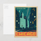 Carte Postale Chicago, IL - Le Magnifique Mile 2 (Devant / Derrière)