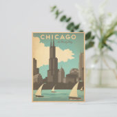Carte Postale Chicago, IL - Windy City (Debout devant)