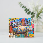 Carte Postale Chicago Illinois (Debout devant)