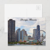 Carte postale Chicago, Illinois (Devant / Derrière)