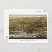 Carte Postale Chicago Illinois, 1874 (Devant / Derrière)