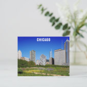 Carte Postale Chicago Illinois City Skyline (Debout devant)