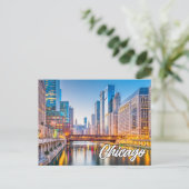 Carte Postale Chicago, Illinois, États-Unis (Debout devant)