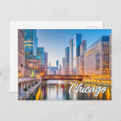 Carte Postale Chicago, Illinois, États-Unis (Devant / Derrière)