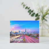 Carte Postale Chicago, Illinois, États-Unis (Debout devant)