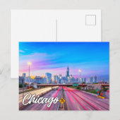 Carte Postale Chicago, Illinois, États-Unis (Devant / Derrière)