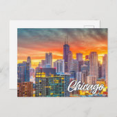 Carte Postale Chicago, Illinois, États-Unis (Devant / Derrière)