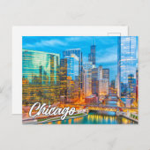 Carte Postale Chicago, Illinois, États-Unis (Devant / Derrière)