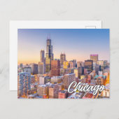Carte Postale Chicago, Illinois, États-Unis (Devant / Derrière)