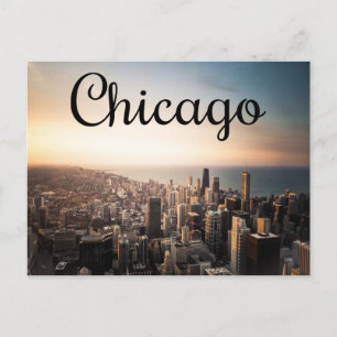 Carte Postale Chicago Illinois ( IL ) États-Unis, Amérique États