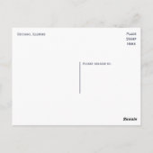 Carte Postale Chicago, Illinois ( IL ) , États-Unis Etats-Unis (Dos)