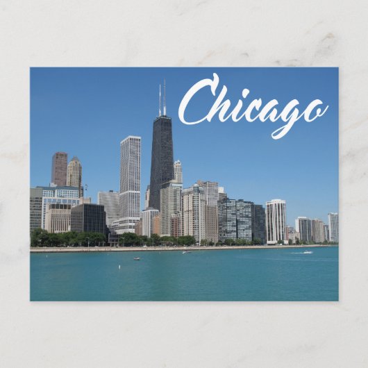 Carte Postale Chicago Illinois Skyline, USA (Devant)