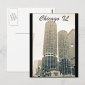 Carte Postale chicago - le haricot (Devant / Derrière)