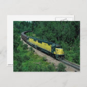 Carte Postale Chicago & Northwestern, EMD (Devant / Derrière)